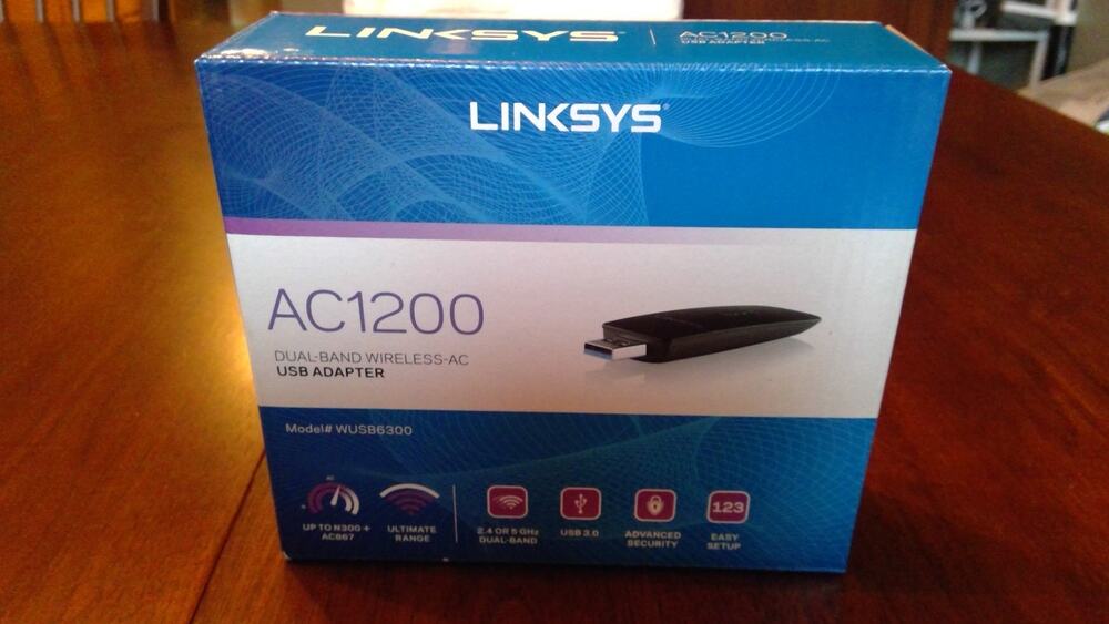 Linksys WUSB6300 Dual-Band AC1200 Wireless USB 3.0 Adapter